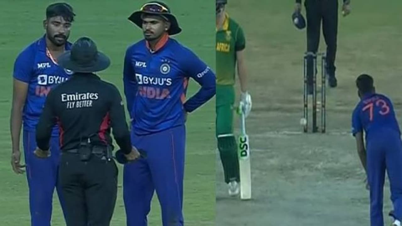 മില്ലറെ ഔട്ടാക്കാന്‍ സിറാജിന്റെ ശ്രമം, പന്ത് ഓവര്‍ത്രോയായി ബൗണ്ടറിയിലേക്ക്; അംപയറോട് കയര്‍ത്ത് താരം വീഡിയോ