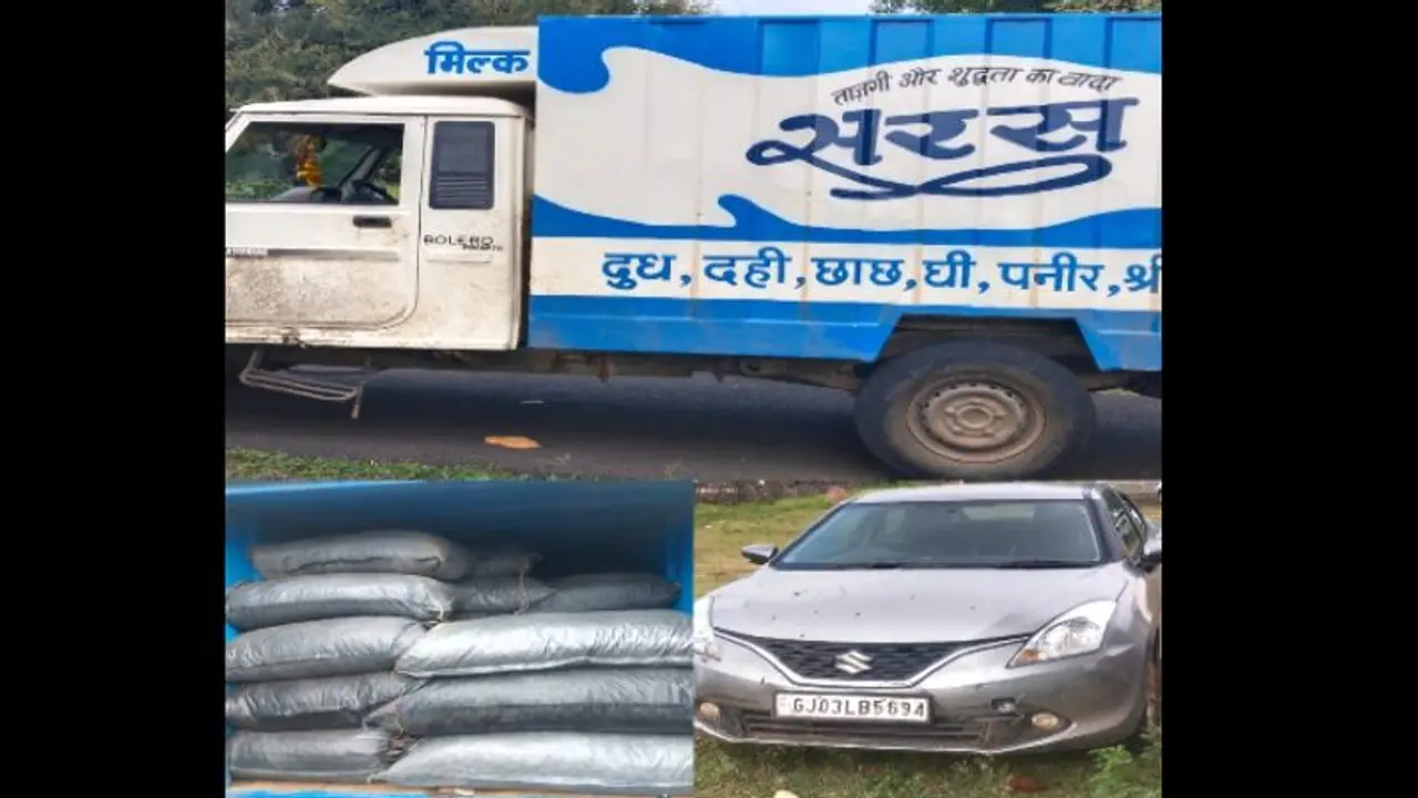 राजस्थान की सरस डेयरी की पिक अप में से दूध की जगह निकला यह तगड़ा माल, पुलिस भी देख हुई हैरान राजस्थान की सरस डेयरी की पिक अप में से दूध की जगह निकला यह तगड़ा माल, पुलिस भी देख हुई हैरान