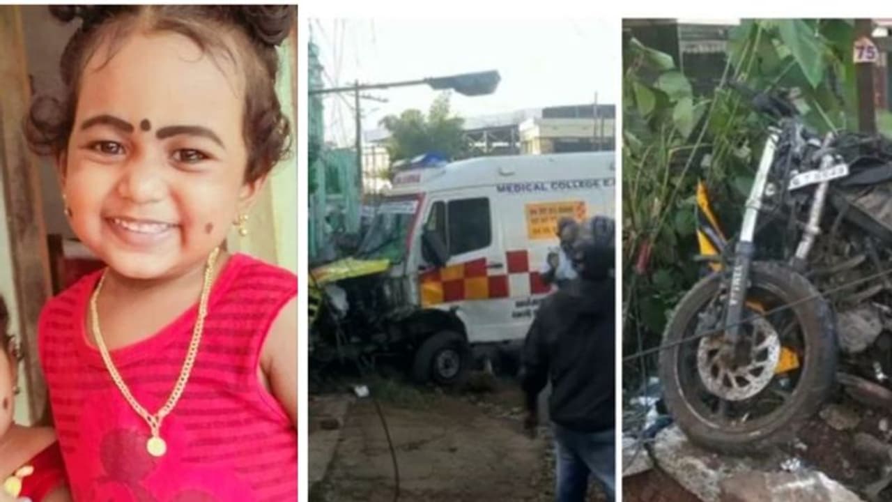 വെഞ്ഞാറമൂട് ആംബുലൻസ് അപകടം: ചികിത്സയിലായിരുന്ന നാലുവയസുകാരിയും മരണത്തിന് കീഴടങ്ങി