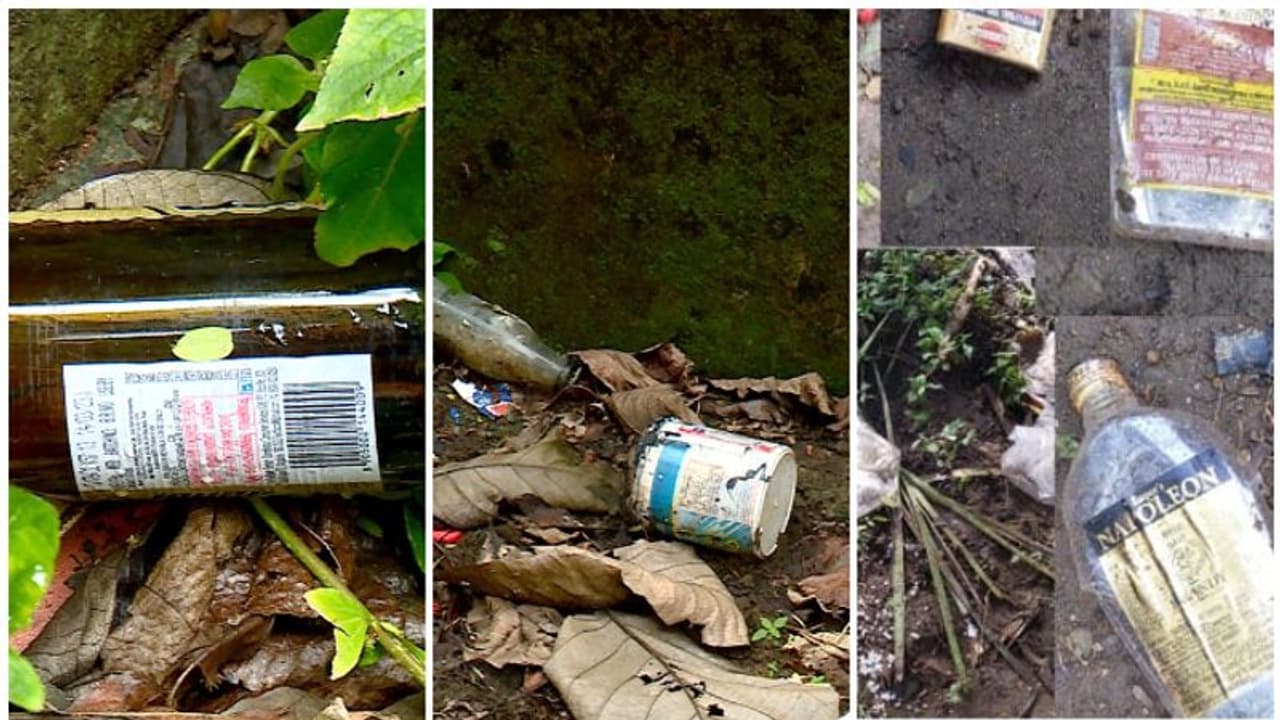 കെഎസ്‍യു പഠന ക്യാമ്പിന് ശേഷം ക്യാമ്പസില്‍ ഒഴിഞ്ഞ മദ്യക്കുപ്പികളും മാലിന്യവും; ദുര്‍ഗന്ധം, എസ്എഫ്ഐ പരാതി