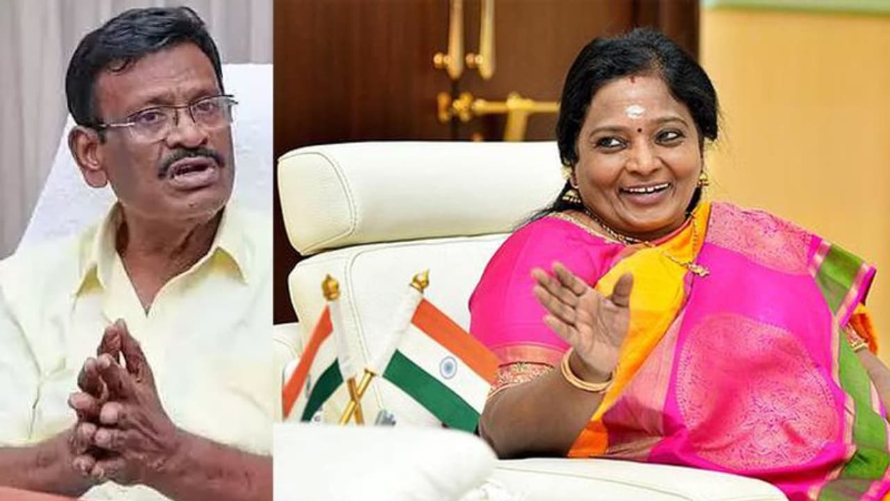 குடும்ப அரசியலை பற்றி பேச உங்களுக்கு தகுதியே இல்லை.. தமிழிசையை லெப்ட் ரைட் வாங்கிய அமைச்சர் நாசர்..!