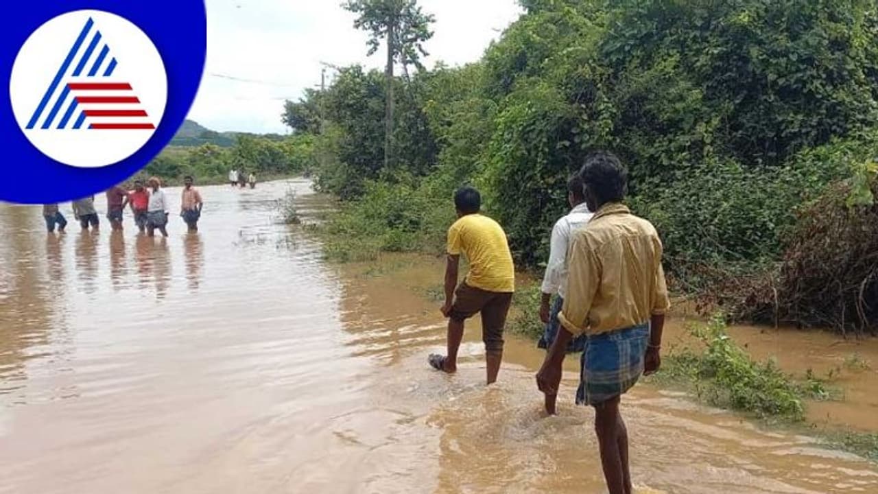 Davanagere Rains: ಭಾರೀ ಮಳೆಗೆ ಹಳ್ಳ, ರಸ್ತೆಗಳು ಮುಳುಗಡೆ