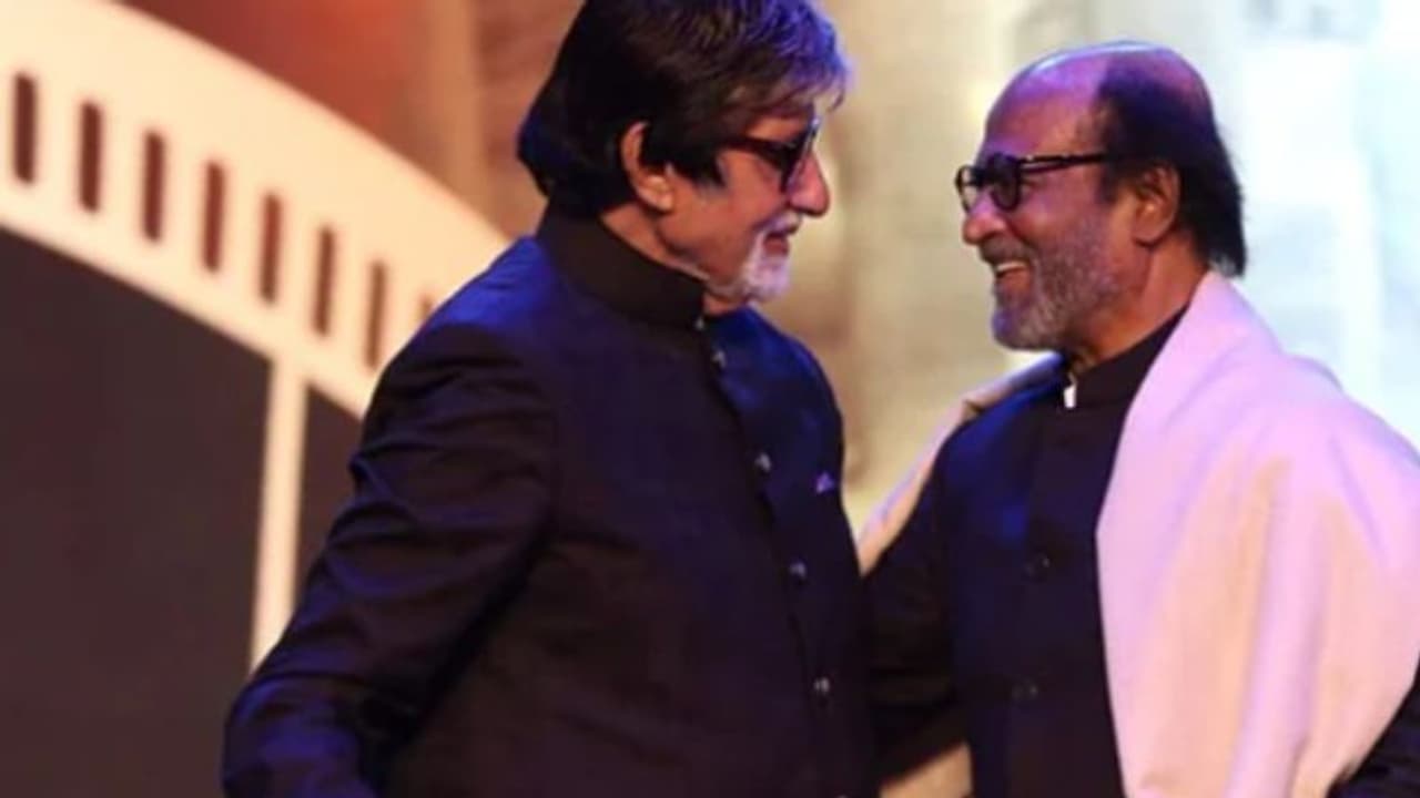 എന്നും പ്രചോദനമെന്ന് രജനികാന്ത്, മറുപടിയുമായി അമിതാഭ് ബച്ചനും