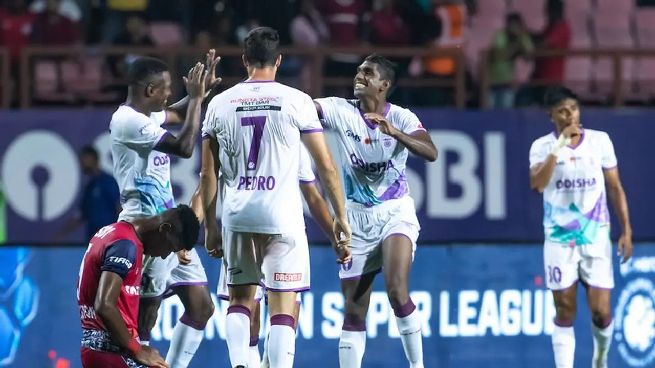 ISL 2022 23: Jamshedpur FC concedes 2 late goals as Odisha FC edges past in a thriller ISL 2022 23: Jamshedpur FC concedes 2 late goals as Odisha FC edges past in a thriller