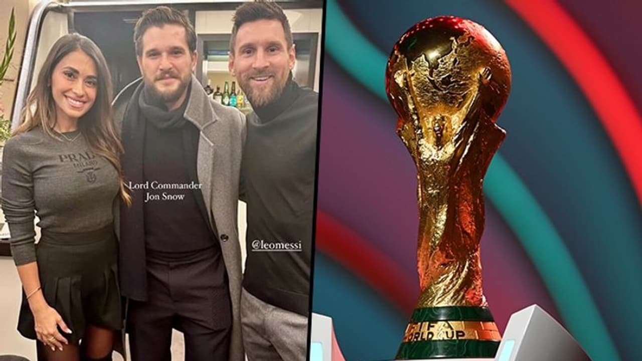 'World Cup is coming': Messi fans go berserk after wife shares photo of PSG star with GoT's Jon Snow