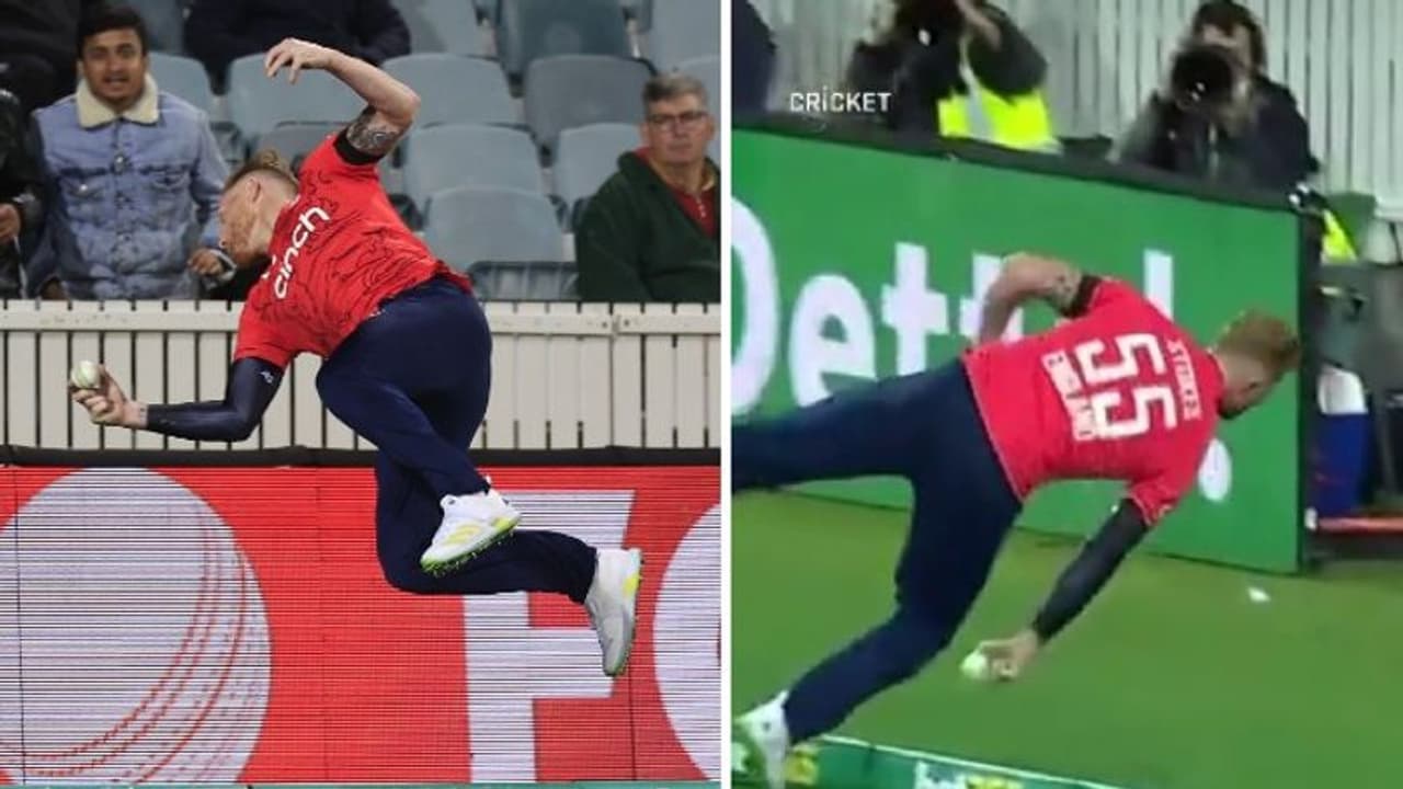 അവിശ്വസനീയം! ബൗണ്ടറി ലൈനില് ബെന് സ്റ്റോക്സിന്റെ അസാമാന്യ മെയ്വഴക്കത്തോടെയുള്ള സേവ് വീഡിയോ അവിശ്വസനീയം! ബൗണ്ടറി ലൈനില് ബെന് സ്റ്റോക്സിന്റെ അസാമാന്യ മെയ്വഴക്കത്തോടെയുള്ള സേവ് വീഡിയോ