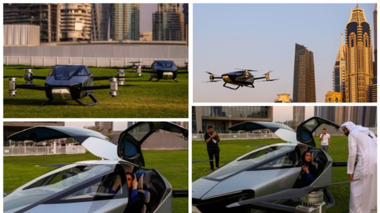 ദുബൈയില്‍ താരമായി പറക്കും കാറും ബൈക്കും; ഭാവിയുടെ വാഹനങ്ങള്‍ കാണാന്‍ വന്‍ തിരക്ക്