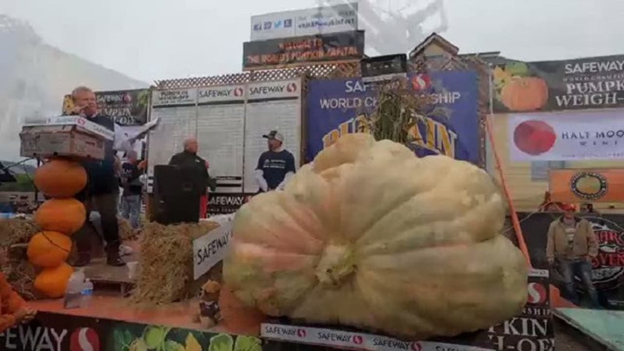 ಅಬ್ಬಬ್ಬಾ.. 1161 ಕೆಜಿ ತೂಕದ ಕುಂಬಳಕಾಯಿ ಬೆಳೆದು ಸೂಪರ್ ಬೌಲ್ ಪ್ರಶಸ್ತಿ ಗೆದ್ದ ರೈತ..! ಅಬ್ಬಬ್ಬಾ.. 1161 ಕೆಜಿ ತೂಕದ ಕುಂಬಳಕಾಯಿ ಬೆಳೆದು ಸೂಪರ್ ಬೌಲ್ ಪ್ರಶಸ್ತಿ ಗೆದ್ದ ರೈತ..!