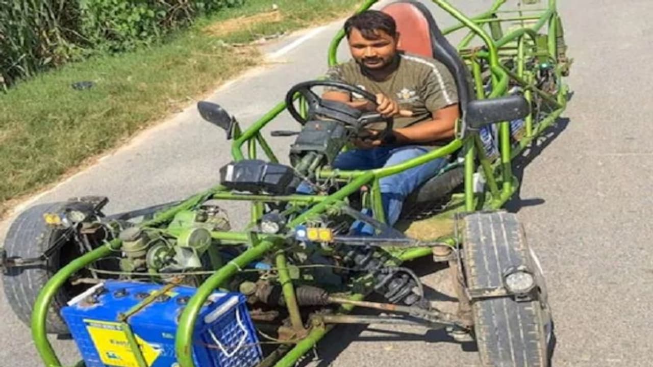 यू्पी के 12वीं पास युवक ने बना डाली देशी फरारी, उद्योगपति आनंद महिंद्रा भी हुए कायल