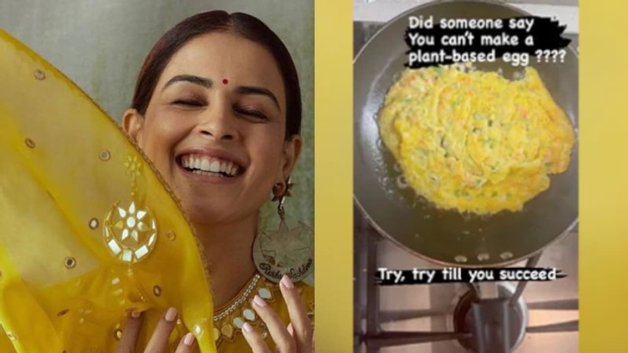 ക്യാരറ്റും ക്യാപ്സിക്കവും കൂടിയായലോ; കുട്ടികള്‍ക്കായി കിടിലന്‍ ഓംലറ്റ് പരിചയപ്പെടുത്തി ജെനീലിയ