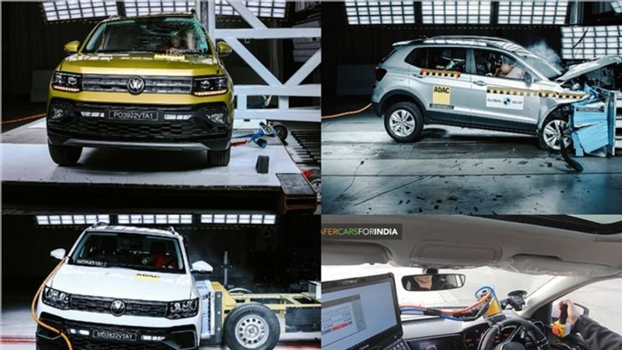 ഇടിപരീക്ഷയില്‍ അഞ്ച് സ്റ്റാര്‍ നേടി ഫോക്സ്‍വാഗണ്‍ ടൈഗൂണും സ്‍കോഡ കുഷാഖും