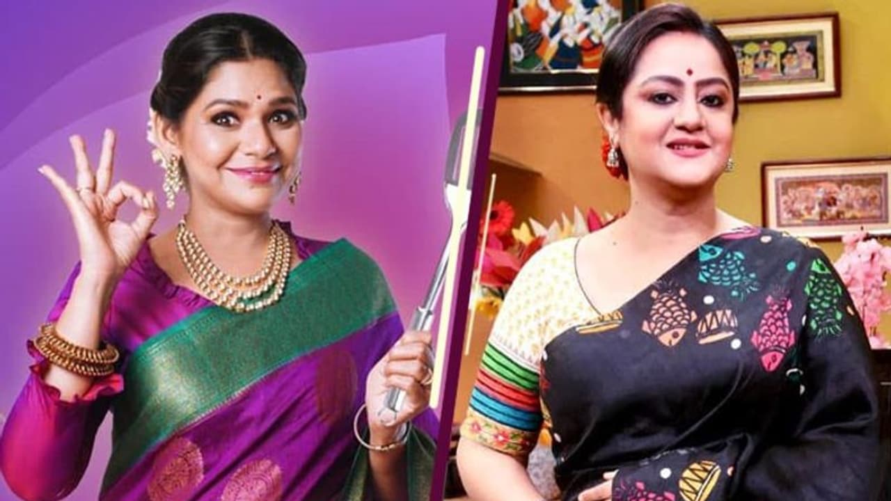 ‘রান্নাঘর’ এ টক্করে সুদীপা সুদীপ্তা? ‘প্রশ্নই নেই! দরকারে ওঁর সঞ্চালনা দেখব’, দাবি ‘যূথিকা’র ‘রান্নাঘর’ এ টক্করে সুদীপা সুদীপ্তা? ‘প্রশ্নই নেই! দরকারে ওঁর সঞ্চালনা দেখব’, দাবি ‘যূথিকা’র