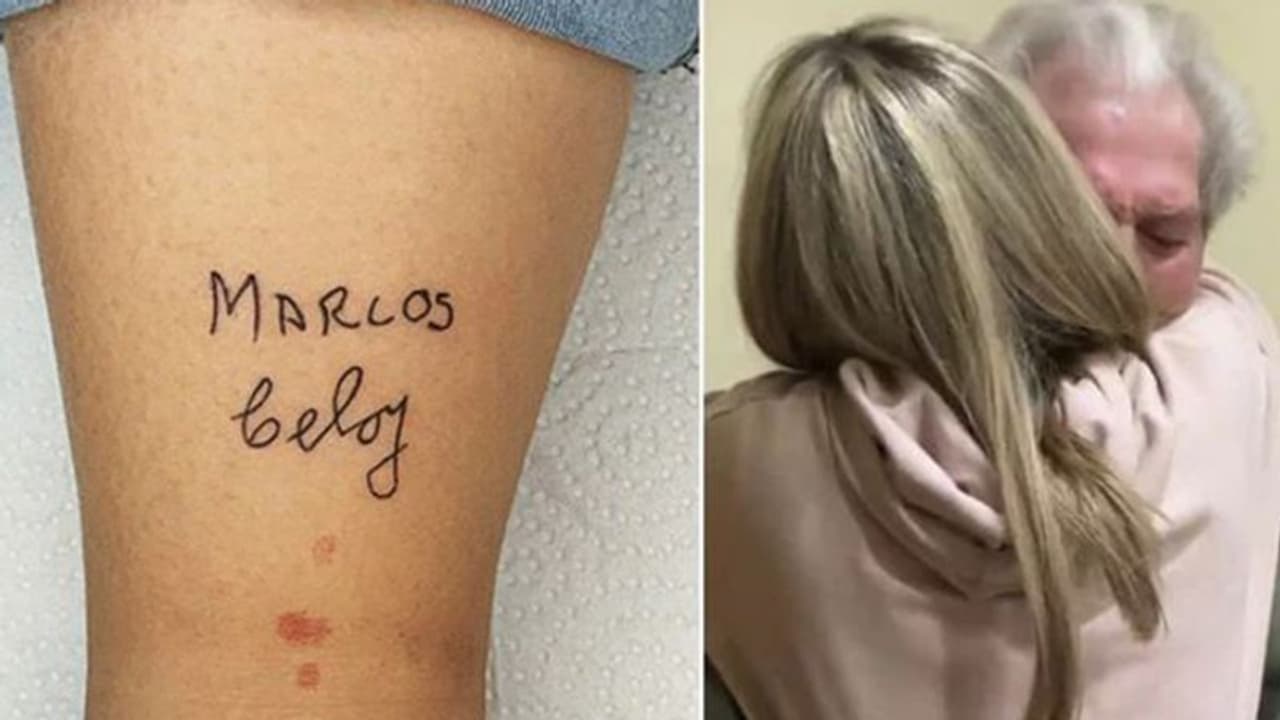 മുത്തച്ഛന്‍റെയും മുത്തശ്ശിയുടെയും പേരുകൾ ടാറ്റൂ ചെയ്ത് പെൺകുട്ടി; പൊട്ടിക്കരഞ്ഞ് മുത്തച്ഛന്‍