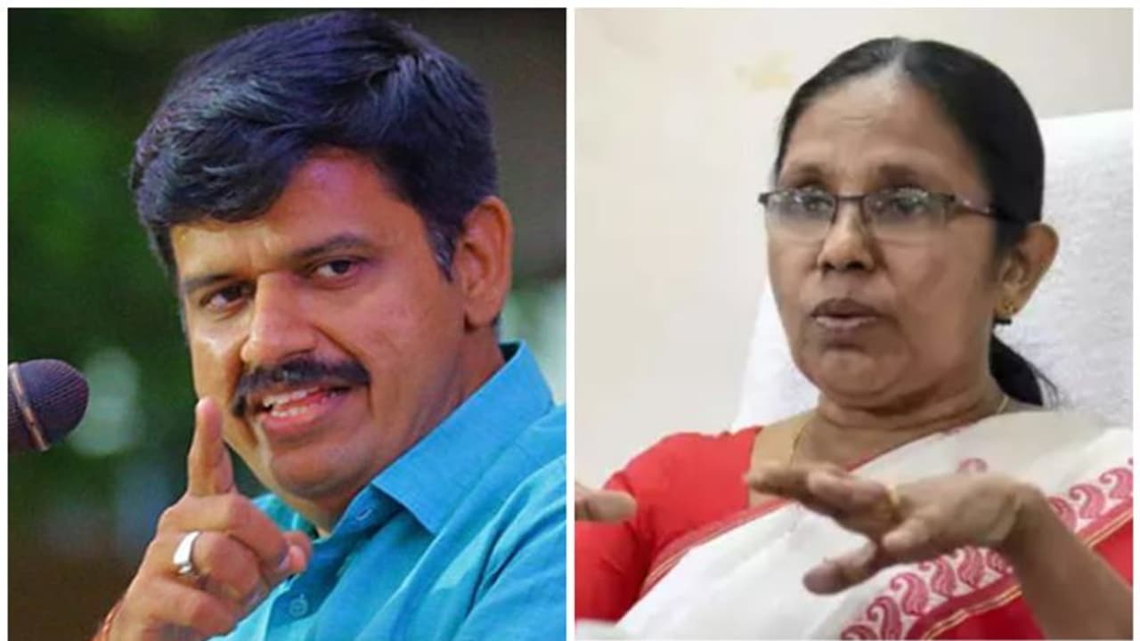 'ശൈലജയുടെ മകന്റേത് ബന്ധുനിയമനം', കോടതിയുത്തരവുണ്ടായിട്ടും അന്വേഷണമില്ലെന്ന് സന്ദീപ് വാര്യർ 