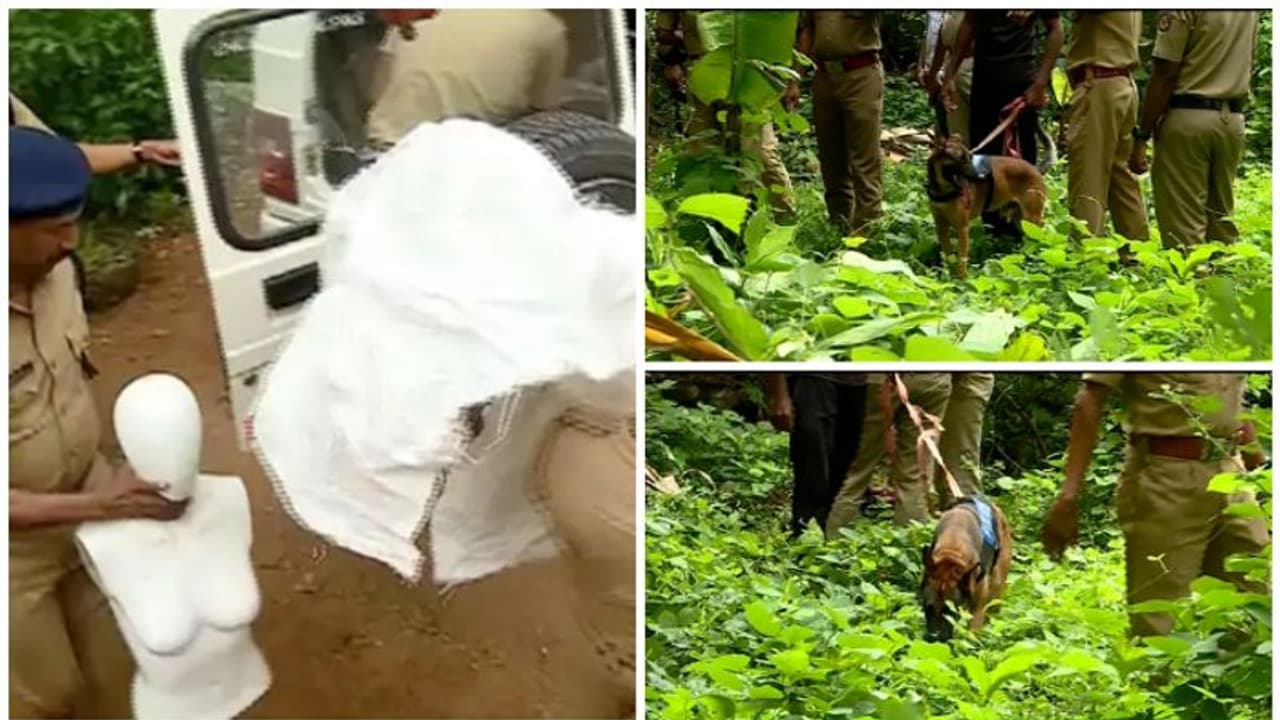 നായകളുമായി മണിക്കൂറുകൾ നീണ്ട പരിശോധന, കൂടുതൽ മൃതദേഹങ്ങൾ കണ്ടെത്തിയില്ല, ഡമ്മി പരീക്ഷണം പുരോഗമിക്കുന്നു 
