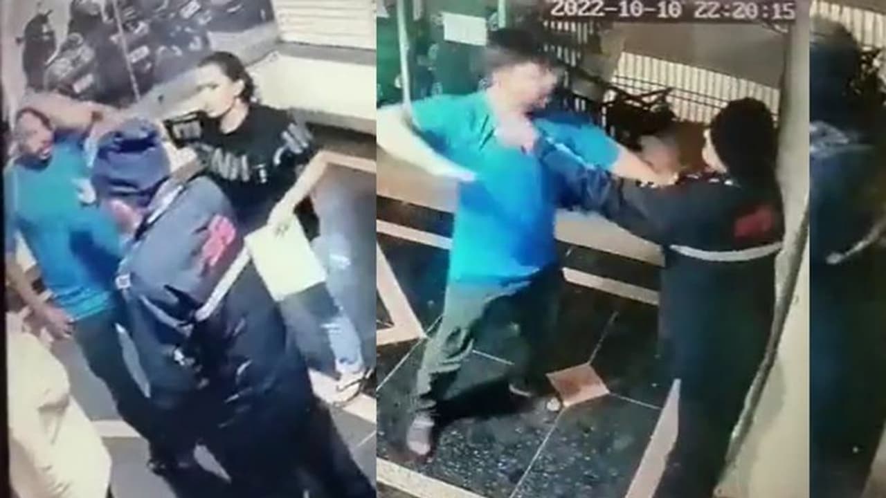 ಐಡಿ ಕಾರ್ಡ್ ಕೇಳಿದ ಭದ್ರತಾ ಸಿಬ್ಬಂದಿಗೆ ಹಿಗ್ಗಾಮುಗ್ಗಾ ಥಳಿಸಿದ ವ್ಯಕ್ತಿ