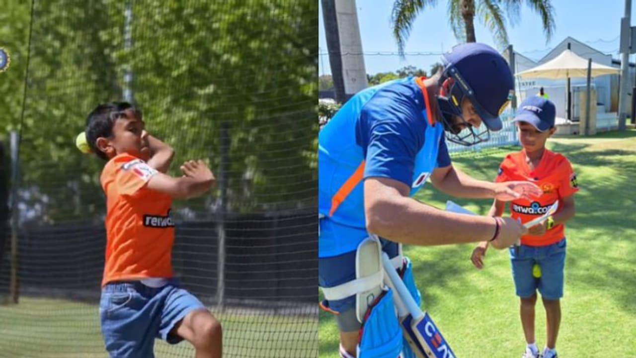 സ്മൂത്ത് റണ്ണപ്പ്, ഗംഭീര ആക്ഷന്; നെറ്റ്സില് രോഹിത് ശര്മ്മയ്ക്ക് പന്തെറിഞ്ഞ് 11കാരന് വീഡിയോ സ്മൂത്ത് റണ്ണപ്പ്, ഗംഭീര ആക്ഷന്; നെറ്റ്സില് രോഹിത് ശര്മ്മയ്ക്ക് പന്തെറിഞ്ഞ് 11കാരന് വീഡിയോ