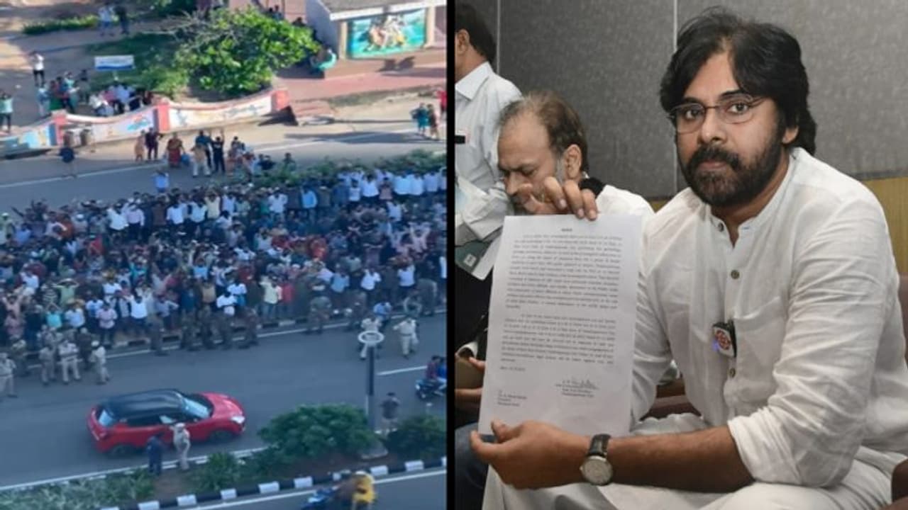 నాకు ఈ ఆప్షన్ మాత్రమే వదిలిపెట్టారు.. హోటల్ గది కిటికీలో నుంచి పవన్ కల్యాణ్ అభివాదం.. నాకు ఈ ఆప్షన్ మాత్రమే వదిలిపెట్టారు.. హోటల్ గది కిటికీలో నుంచి పవన్ కల్యాణ్ అభివాదం..