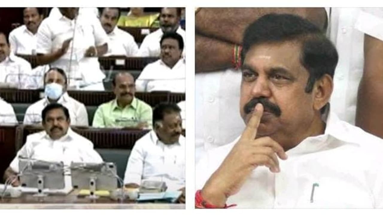 எடப்பாடி பக்கத்தில் ஓபிஎஸ்க்கு இருக்கையா.? சீறும் அதிமுக.! சபாநாயகரை மீண்டும் சந்தித்த மாஜி அமைச்சர்கள்