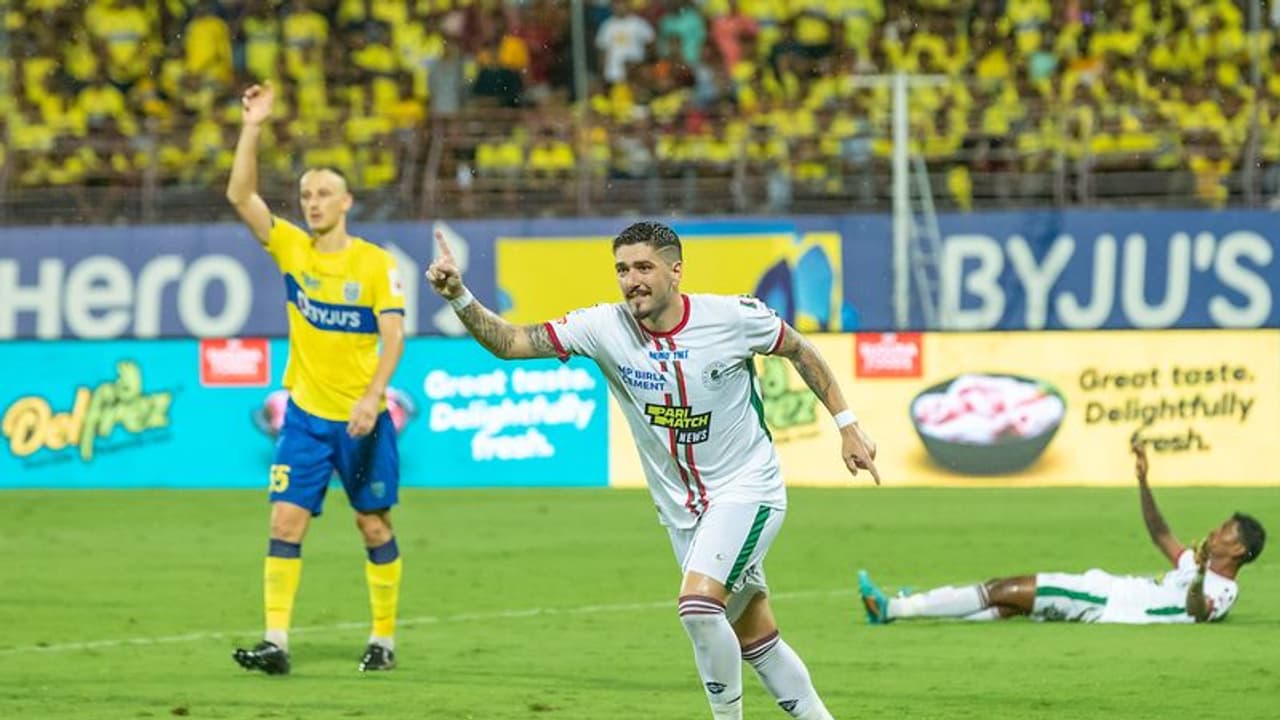 ISL 2022 23: Dimitri Petratos scores hat trick as ATKMB drubs KBFC 5 2 ISL 2022 23: Dimitri Petratos scores hat trick as ATKMB drubs KBFC 5 2