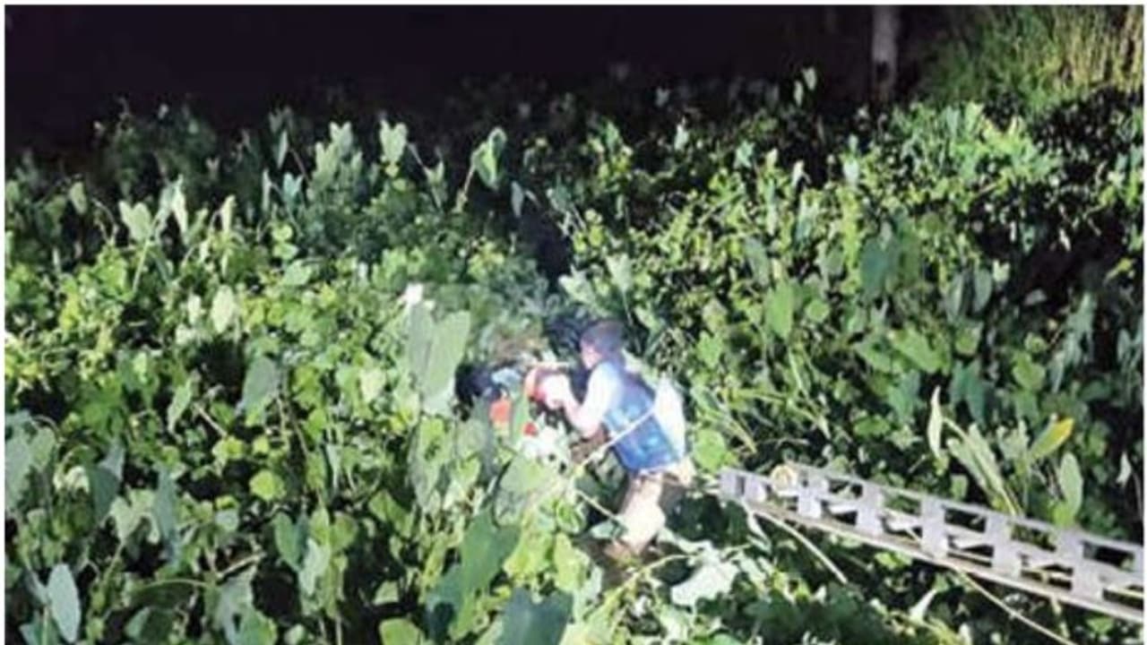 ബസില്‍ തുപ്പി, വനിതാ കണ്ടക്ടറെ അസഭ്യം വിളിച്ചു; പൊലീസെന്ന് കേട്ടപ്പോള്‍ യുവാക്കള്‍ ചതുപ്പിലേക്ക് ചാടി