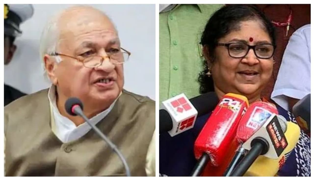 'സംസാരിച്ചത് സംയമനത്തോടെ', ഗവര്ണറുടെ അന്തസിനെ ബാധിക്കുന്ന പരാമര്ശം നടത്തിയിട്ടില്ലെന്ന് മന്ത്രി ആര് ബിന്ദു 'സംസാരിച്ചത് സംയമനത്തോടെ', ഗവര്ണറുടെ അന്തസിനെ ബാധിക്കുന്ന പരാമര്ശം നടത്തിയിട്ടില്ലെന്ന് മന്ത്രി ആര് ബിന്ദു