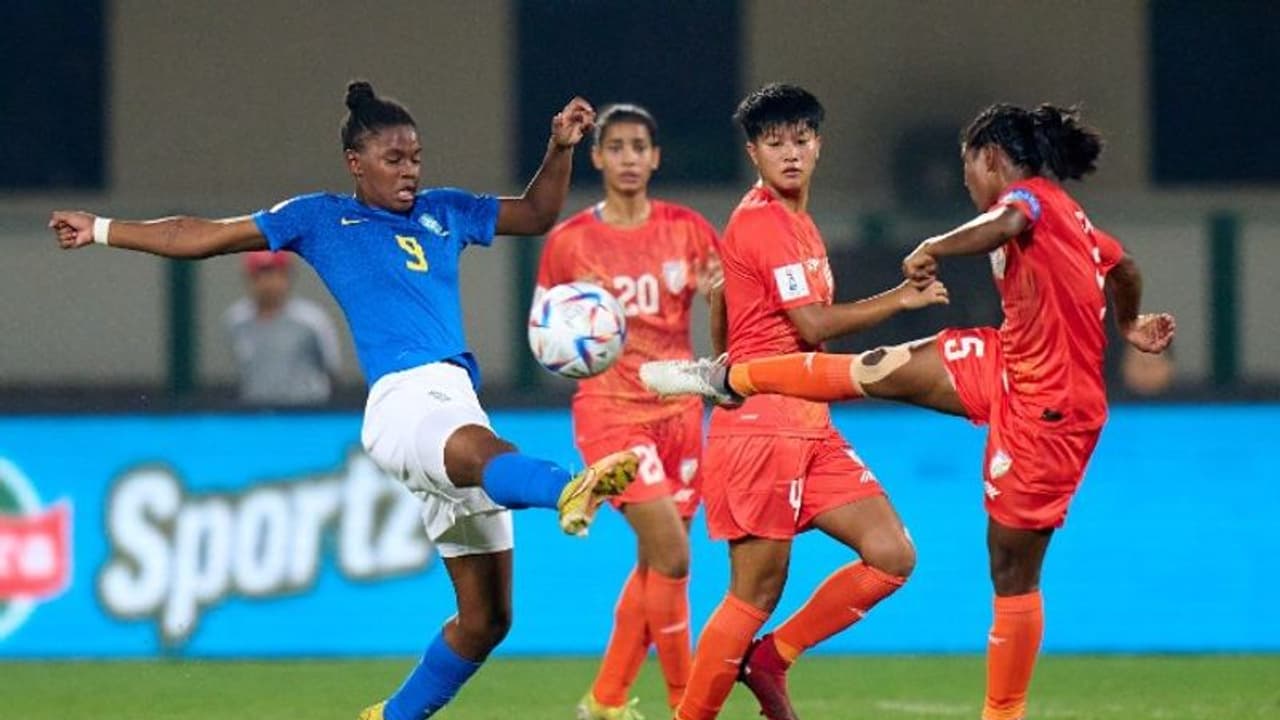 അണ്ടര്‍ 17 വനിതാ ലോകകപ്പ്: ഫൈവ് സ്റ്റാര്‍ ബ്രസീല്‍; ഇന്ത്യക്ക് തോല്‍വിയോടെ മടക്കം