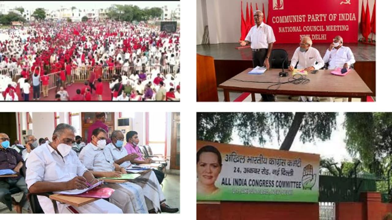 കോൺഗ്രസുമായി രാഷ്ട്രീയ സഖ്യം വേണ്ടെന്ന് സിപിഐ, നിലവിലെ സഹകരണം തുടർന്നാൽ മതിയെന്ന് പാർട്ടി കോൺഗ്രസ് തീരുമാനം കോൺഗ്രസുമായി രാഷ്ട്രീയ സഖ്യം വേണ്ടെന്ന് സിപിഐ, നിലവിലെ സഹകരണം തുടർന്നാൽ മതിയെന്ന് പാർട്ടി കോൺഗ്രസ് തീരുമാനം