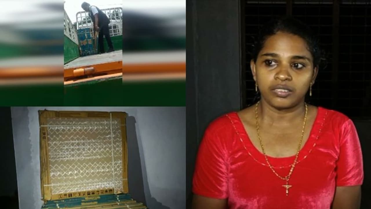 നോക്കുകൂലി അതിക്രമം വീണ്ടും; തിരുവനന്തപുരത്ത് വീട്ടുപണിക്കെത്തിച്ച ടൈൽ വീട്ടമ്മയെ കൊണ്ട് ഒറ്റയ്ക്ക് ഇറക്കിച്ചു നോക്കുകൂലി അതിക്രമം വീണ്ടും; തിരുവനന്തപുരത്ത് വീട്ടുപണിക്കെത്തിച്ച ടൈൽ വീട്ടമ്മയെ കൊണ്ട് ഒറ്റയ്ക്ക് ഇറക്കിച്ചു