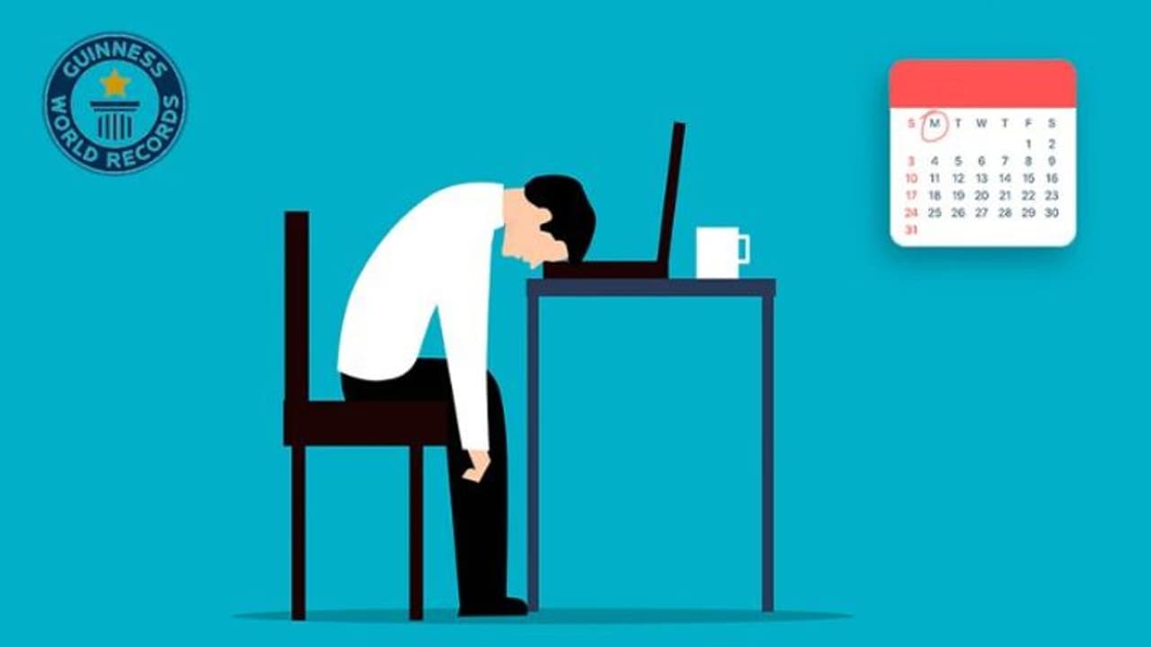 வாரத்தின் முதல் நாளான திங்கட்கிழமை ‘மோசமான நாள்’! கின்னஸ் உலக சாதனை அறிவிப்பு வாரத்தின் முதல் நாளான திங்கட்கிழமை ‘மோசமான நாள்’! கின்னஸ் உலக சாதனை அறிவிப்பு