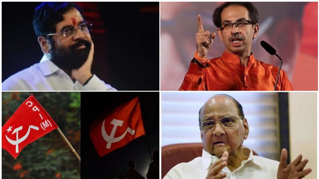 കരുത്തുകാട്ടി ഉദ്ദവ് സേന, മുന്നേറി എൻസിപി, കോൺഗ്രസ്; ബിജെപിക്കും നേട്ടം, നിരാശ ഷിൻഡെക്ക്, ചെങ്കൊടിക്ക് തിളക്കം