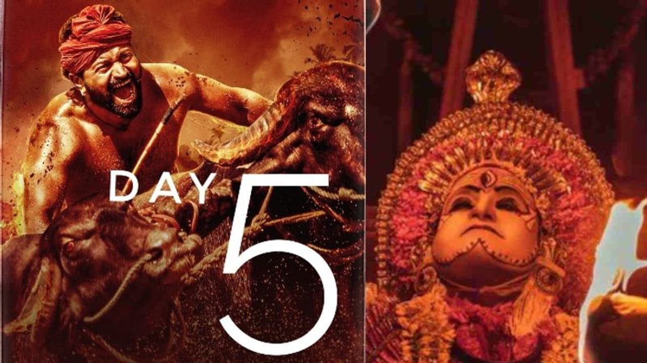 Kantara Collection; ಮುಂದುವರೆದ ರಿಷಬ್ ಶೆಟ್ಟಿ ಅಬ್ಬರ; 5ನೇ ದಿನ ಹಿಂದಿಯಲ್ಲಿ ಗಳಿಸಿದ್ದೆಷ್ಟು? 