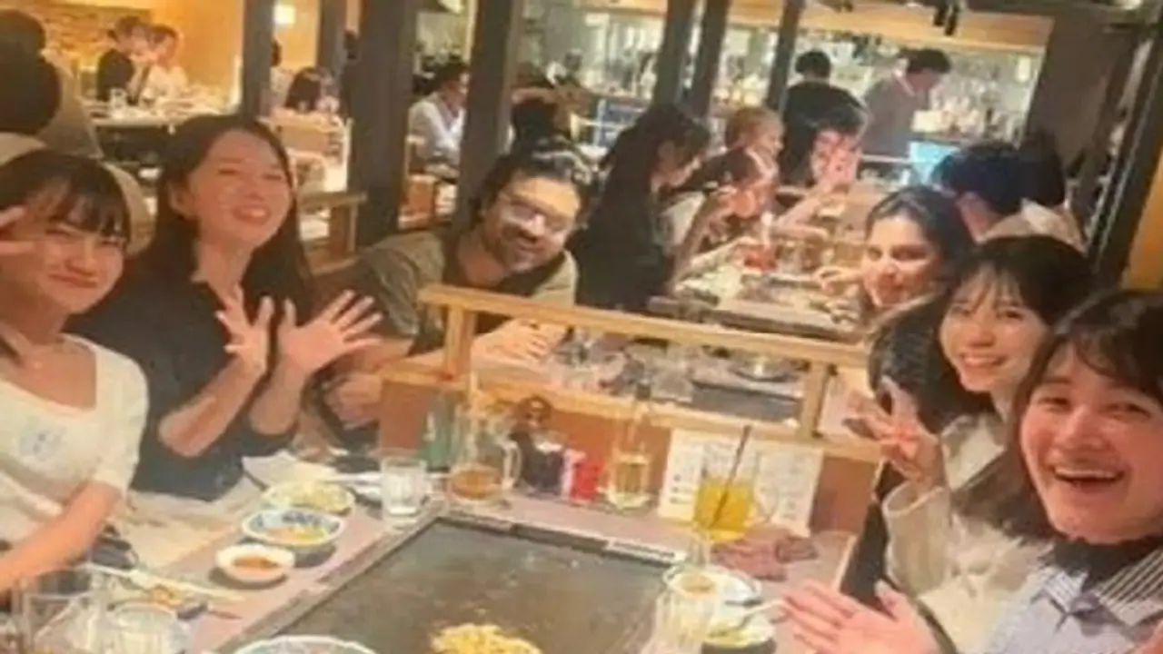 Ram Charan in Japan: RRR star is having a great time with Upasana; actor enjoying stardom among Japanese fans Ram Charan in Japan: RRR star is having a great time with Upasana; actor enjoying stardom among Japanese fans