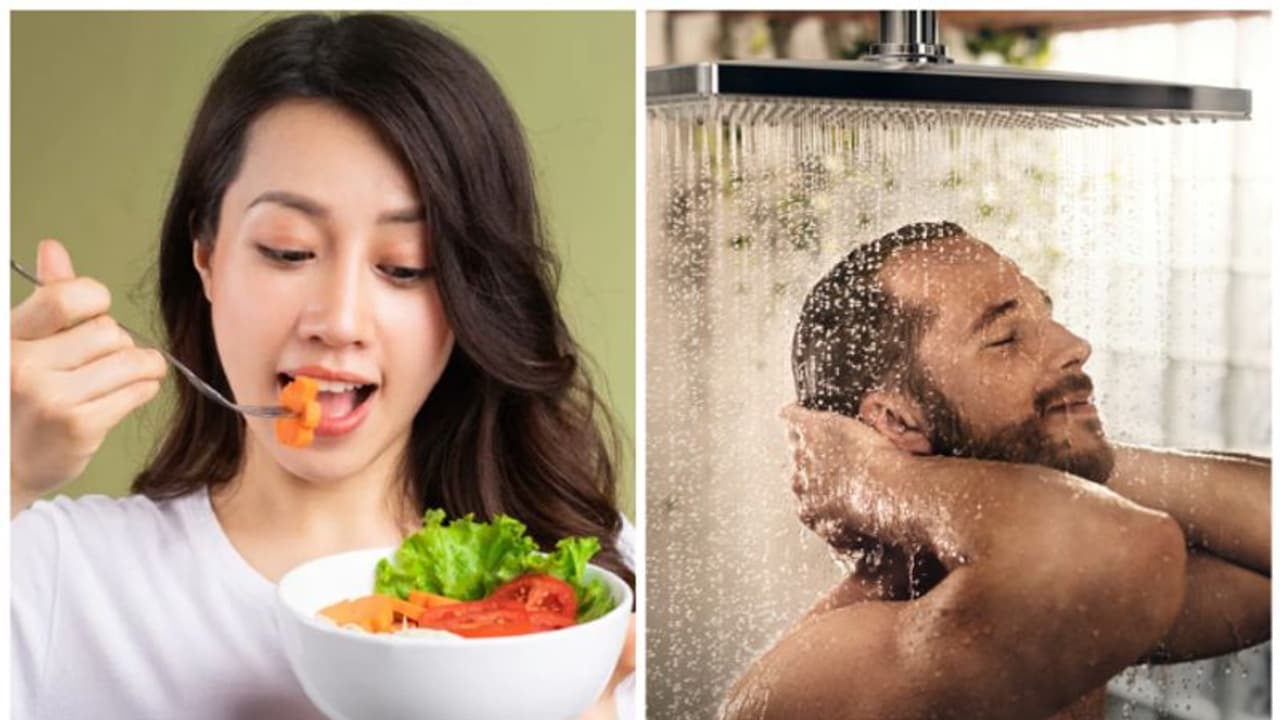 எந்த திசை நோக்கி குளிக்க வேண்டும், சாப்பிட்டவுடன் குளிக்கலாமா? எந்த திசை நோக்கி குளிக்க வேண்டும், சாப்பிட்டவுடன் குளிக்கலாமா?