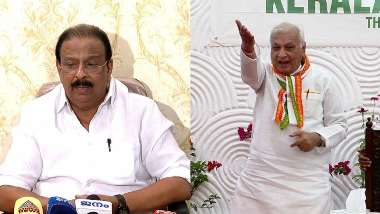 'ഗവർണർ ആർഎസ്എസ് അജണ്ട നടപ്പിലാക്കുന്നു എന്നതിന് തെളിവില്ല, ഉന്നയിച്ച വിഷയങ്ങളിൽ ന്യായമുണ്ട്'; കെ.സുധാകരൻ 'ഗവർണർ ആർഎസ്എസ് അജണ്ട നടപ്പിലാക്കുന്നു എന്നതിന് തെളിവില്ല, ഉന്നയിച്ച വിഷയങ്ങളിൽ ന്യായമുണ്ട്'; കെ.സുധാകരൻ