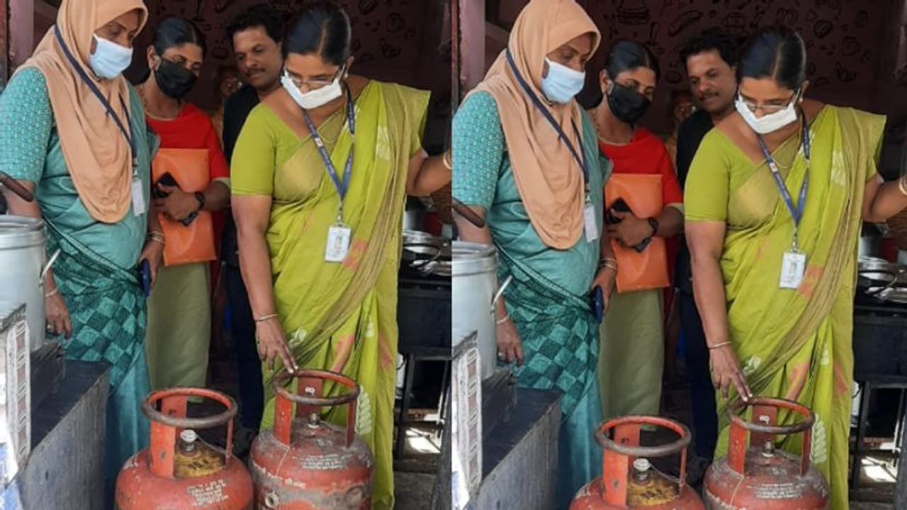 ഗാർഹിക ​ഗ്യാസ് സിലിണ്ടർ ചായക്കടയിൽ ഉപയോ​ഗിച്ചു, പിടിച്ചെടുത്ത് അധികൃതർ