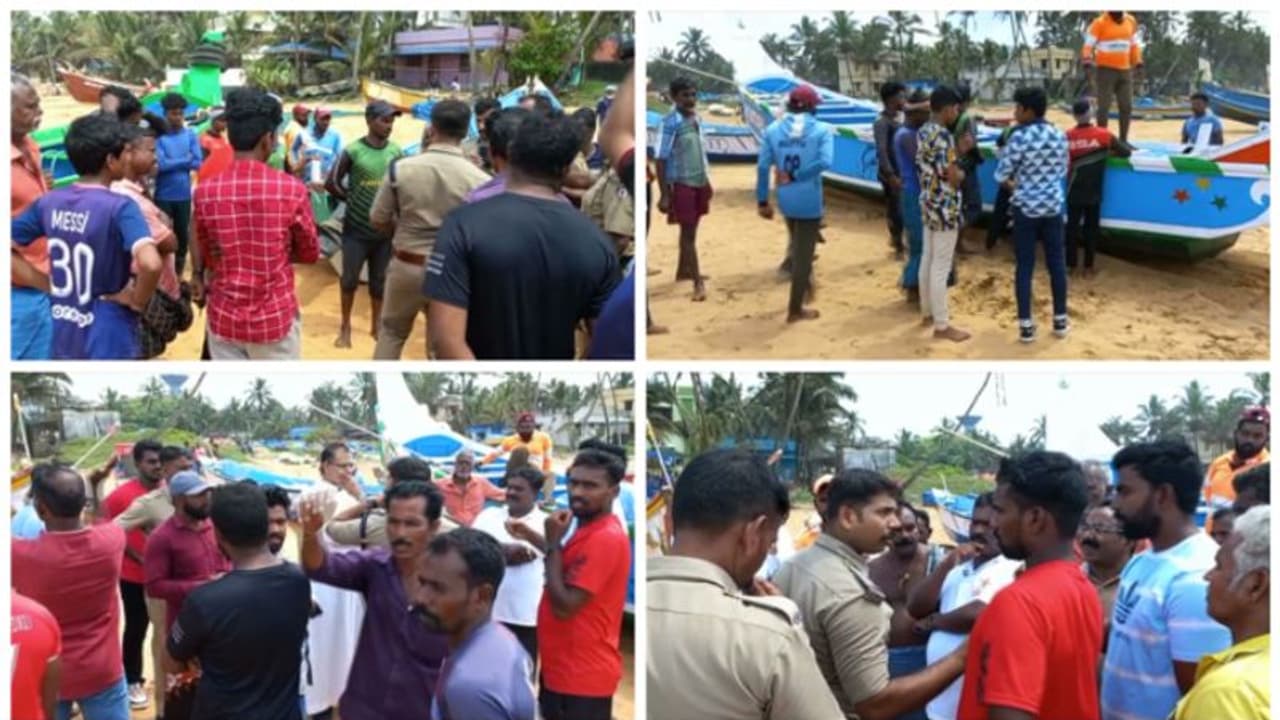 ദൂരപരിധി ലംഘിച്ച് റിങ് വലകളുപയോഗിച്ച് മത്സ്യബന്ധനം:ബോട്ടുകൾ തടഞ്ഞു,ചർച്ചയെ തുടർന്ന് വിട്ടയച്ചു