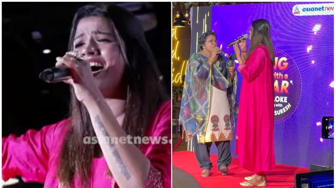 അമൃത സുരേഷിനൊപ്പം പാട്ടുപാടി പ്രവാസ ലോകത്തെ ഗായകര്‍; ദുബൈയെ സംഗീതസാന്ദ്രമാക്കി 'സിങ് വിത് എ സ്റ്റാര്‍' 