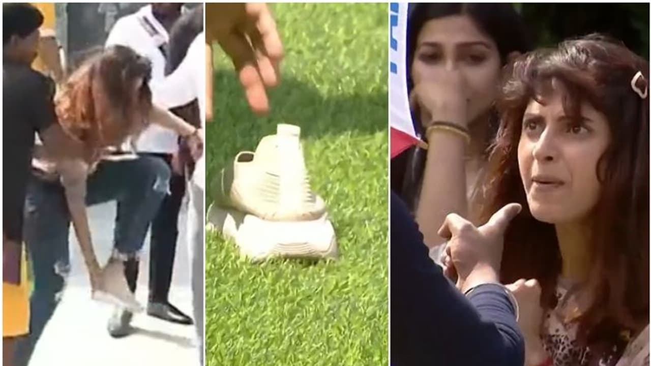  ಹಿಂಸಾಚಾರಕ್ಕೆ ತಿರುಗಿದ 'ಬಿಗ್ ಬಾಸ್' ಮನೆ; ಸಹ ಸ್ಪರ್ಧಿ ಮೇಲೆ ಚಪ್ಪಲಿ ಎಸೆದ ನಟಿ