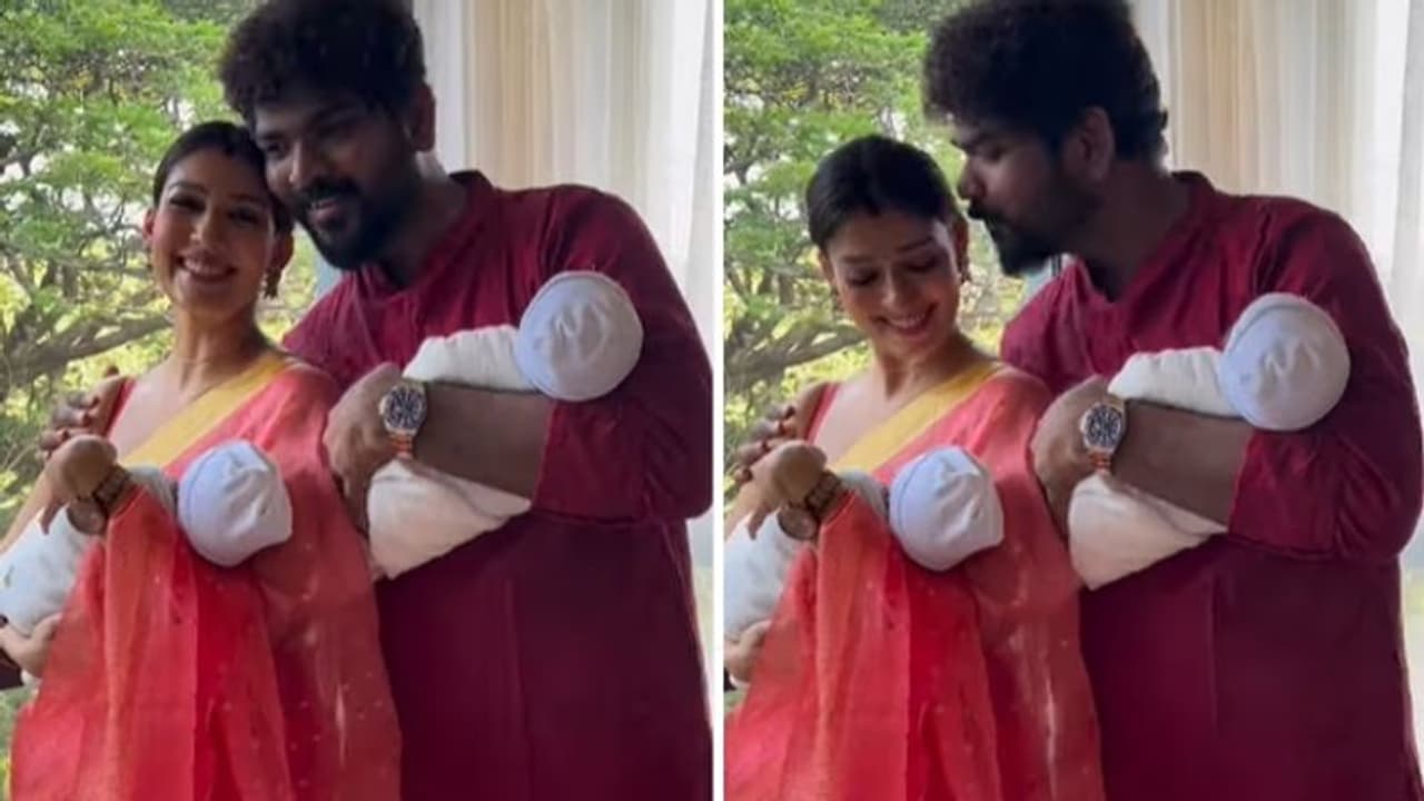 ട്വിൻ ബേബികളുടെ ആദ്യ ദീപാവലി; ആശംസയുമായി നയൻതാരയും വിഘ്നേഷും