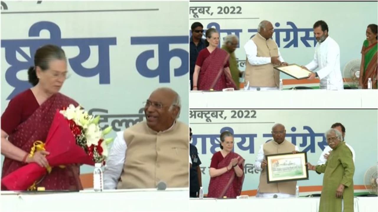 Veteran leader Mallikarjun Kharge officially takes charge as Congress president