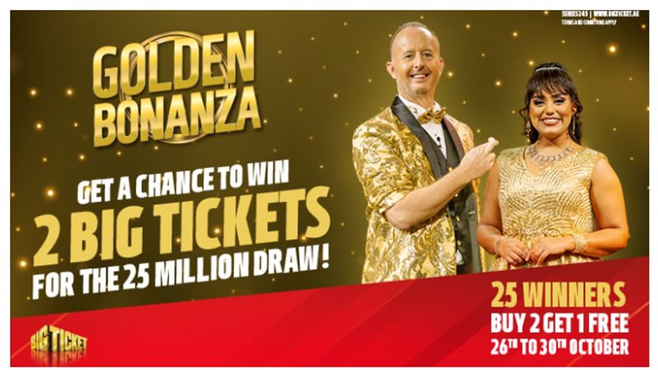 രണ്ട് ബിഗ് ടിക്കറ്റുകള്‍ വീതം സൗജന്യമായി സ്വന്തമാക്കാം; ഇന്ന് മുതല്‍ അഞ്ച് ദിവസം 'ഗോള്‍ഡന്‍ ബൊണാന്‍സ'
