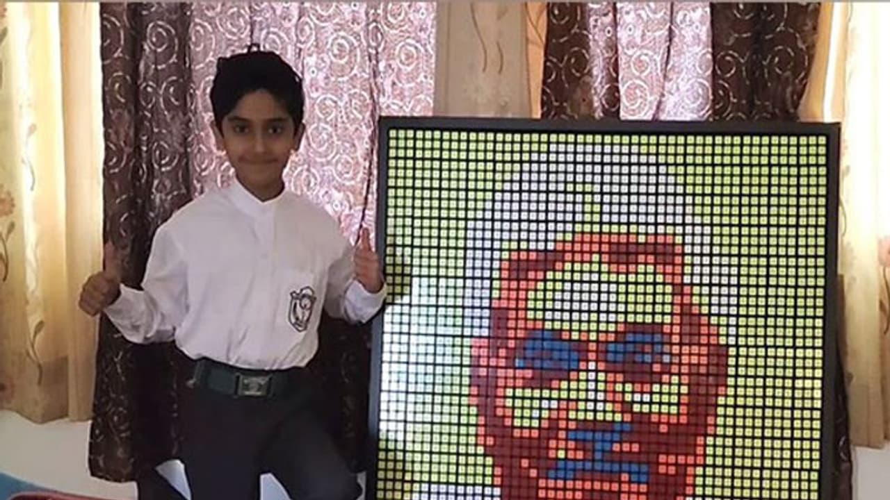 कश्मीर के 7 साल के बच्चे ने किया कमाल, क्यूब चैंपियनशिप में अपने नाम किया गोल्ड