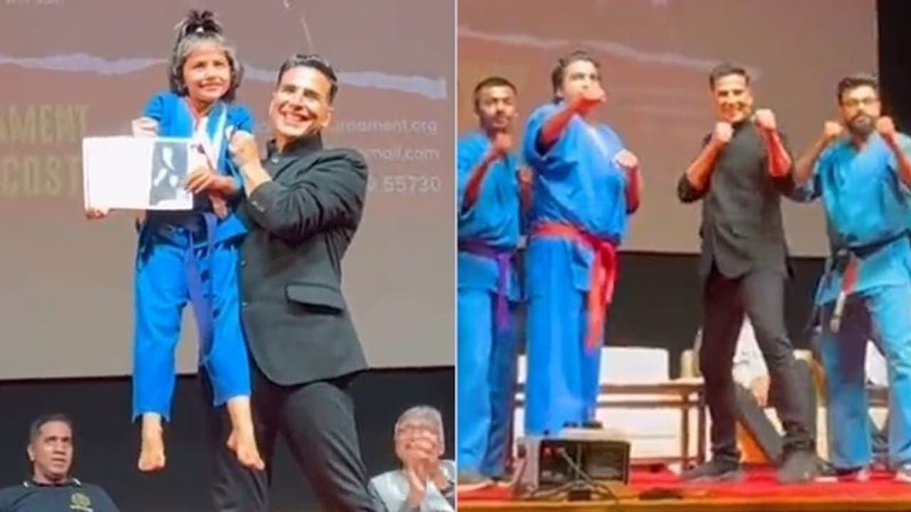 Video: Ram Setu star Akshay Kumar shows off his Martial Arts skills at International Kudo tournament 