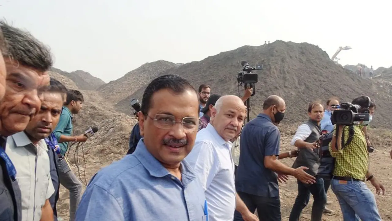 'BJP gave nothing to Delhi except mountains of garbage': Arvind Kejriwal at Ghazipur landfill site 'BJP gave nothing to Delhi except mountains of garbage': Arvind Kejriwal at Ghazipur landfill site