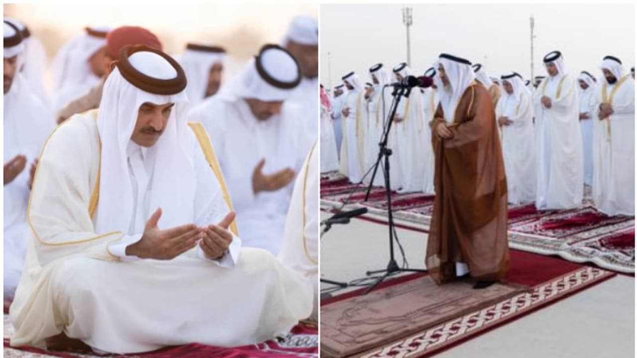 മഴയ്ക്ക് വേണ്ടിയുള്ള പ്രത്യേക പ്രാര്ത്ഥനയില് പങ്കെടുത്ത് ഖത്തര് അമീര് മഴയ്ക്ക് വേണ്ടിയുള്ള പ്രത്യേക പ്രാര്ത്ഥനയില് പങ്കെടുത്ത് ഖത്തര് അമീര്