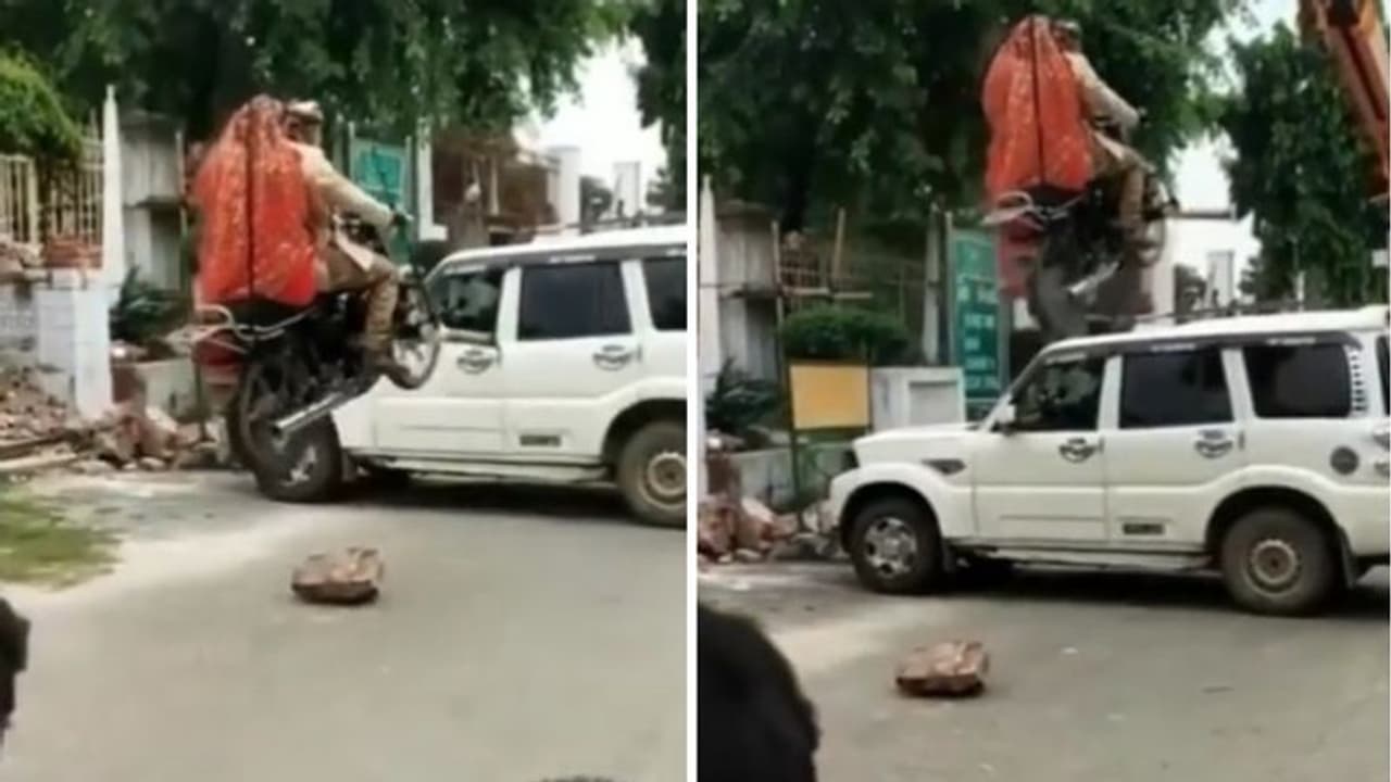 ആക്ഷൻ സിനിമയെ വെല്ലുന്ന വിവാഹ ഫോട്ടോഷൂട്ട്; വീഡിയോ വൈറല്‍