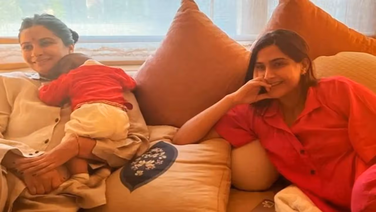 Sonam Kapoor, Rhea Kapoor spend time with newborn Vayu; check out their pictures