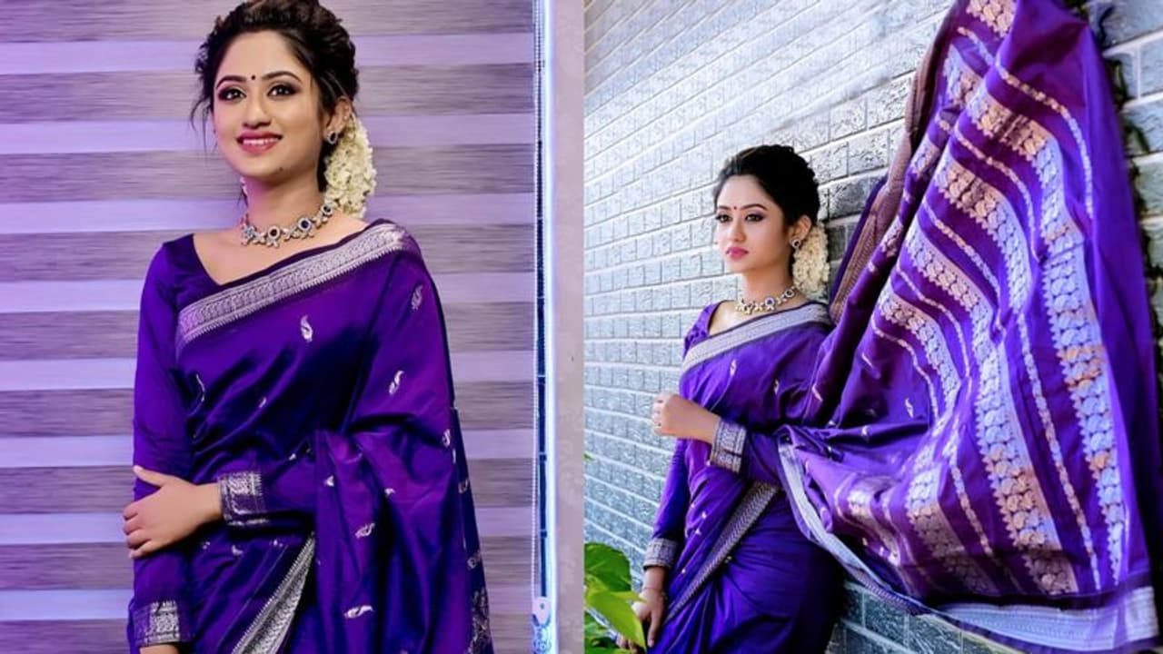 നാടൻ സാരിയിൽ സുന്ദരിയായി സ്വാതി നിത്യാനന്ദ്; ചിത്രങ്ങൾ നാടൻ സാരിയിൽ സുന്ദരിയായി സ്വാതി നിത്യാനന്ദ്; ചിത്രങ്ങൾ