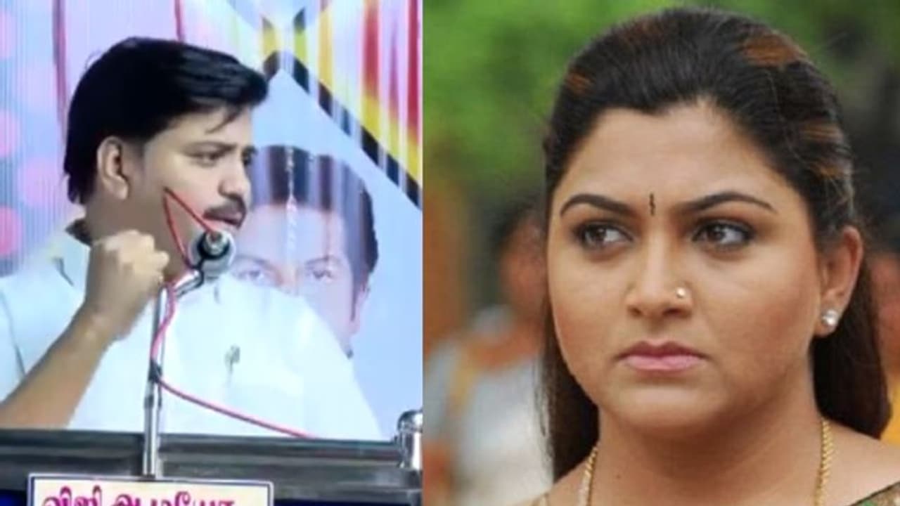 நடிகைகளை ஆபாசமாக பேசிய வழக்கு..! குஷ்பு, நமீதாவிடம் மன்னிப்பு கேட்ட திமுக பேச்சாளர் நடிகைகளை ஆபாசமாக பேசிய வழக்கு..! குஷ்பு, நமீதாவிடம் மன்னிப்பு கேட்ட திமுக பேச்சாளர்